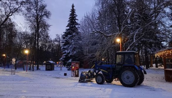 Работы по уборке снега 