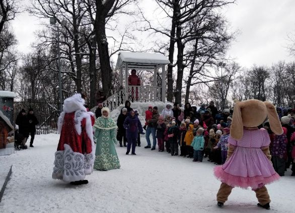 Парк Белинского продолжает радовать своих гостей...