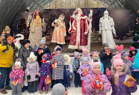 Встреча с любимыми сказочными героями.