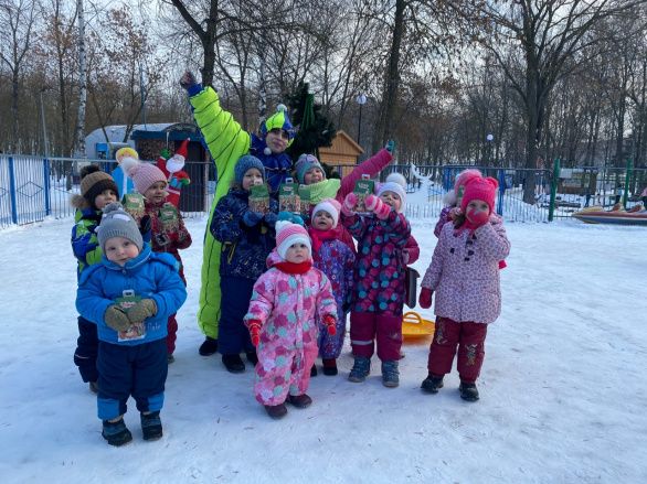 Зимний городок встречает гостей 