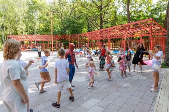 День аттракциона в парке Белинского 