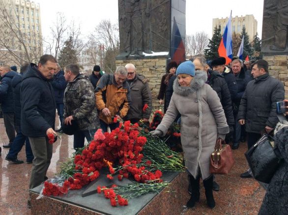 Митинг. 30-летие вывода войск из Афганистана