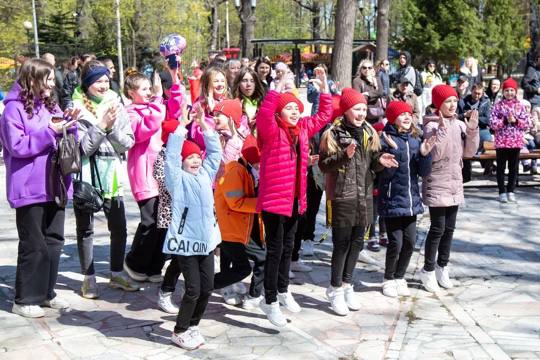В парке Белинского состоялась праздничная программа