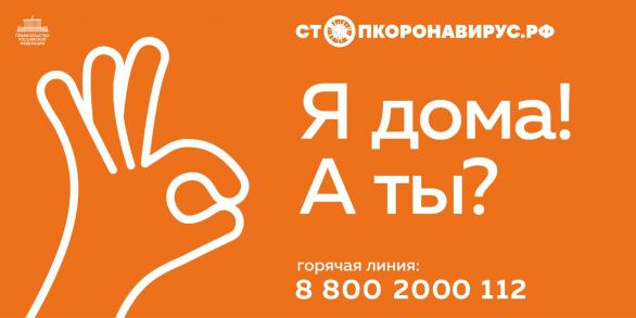 Оставайтесь  дома! 