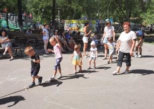Детском парке прошли игровые программы