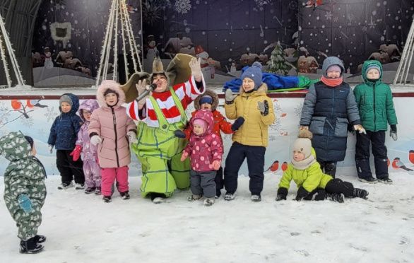 "Следы на снегу" Детский парк