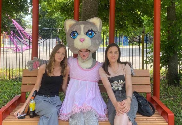 Пушистая Кошечка прогуливалась сегодня 