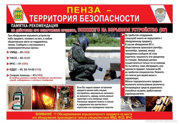 Пенза - территория безопасности!!!