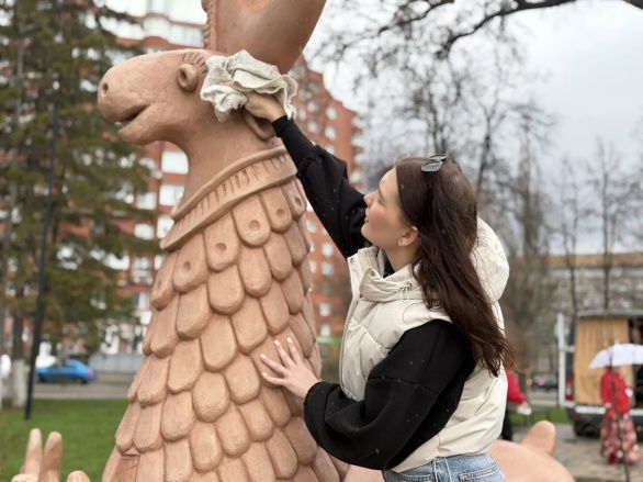 На набережной реки Суры приводили 