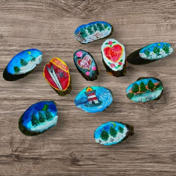 Мастер-класс по росписи деревянных спилов