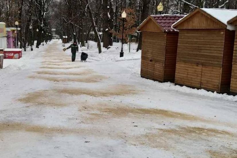 Благоустройство. Начало зимы