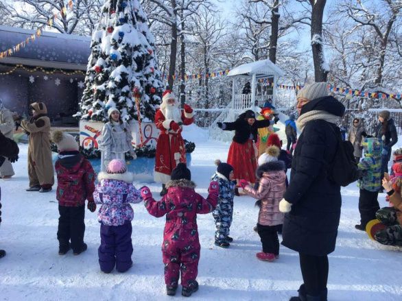 Заключительное новогоднее представление