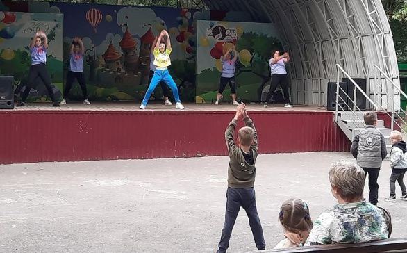 В Детском парке прошла открытая тренировка
