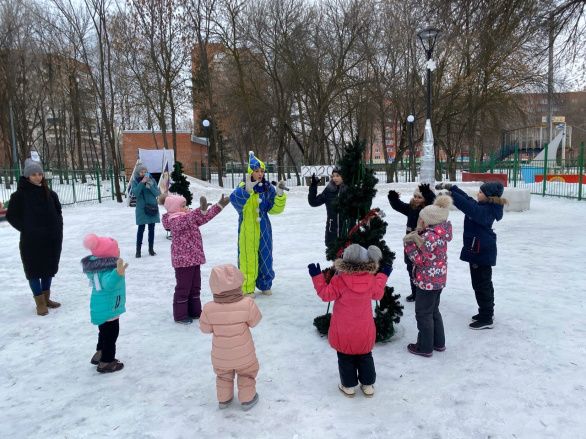 Космическое путешествие в Зимнем городке