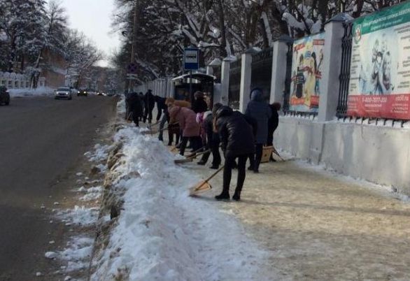 Санитарная пятница в парке