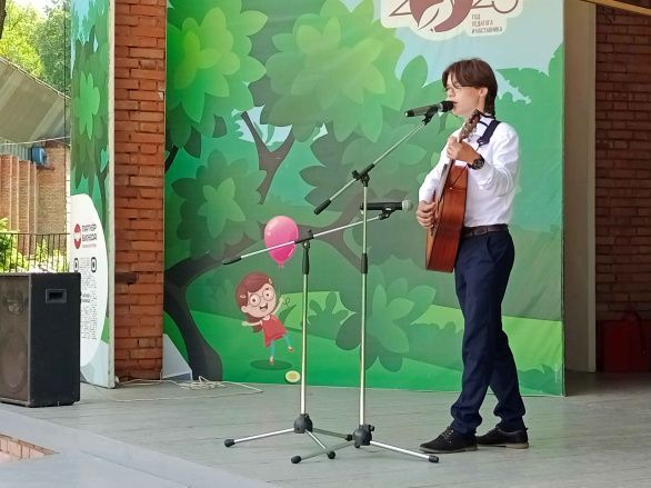 Сегодня в парке Белинского прошли программы,