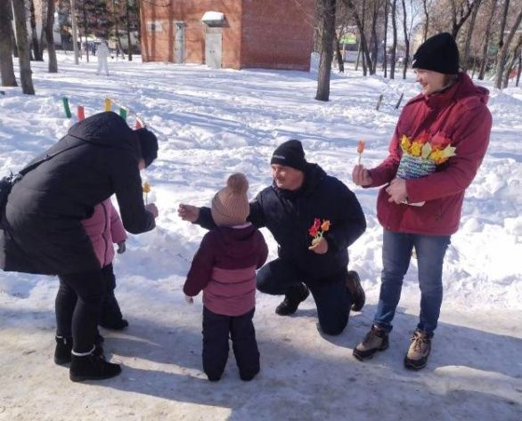 8 марта на аллеях Детского парка 8 марта на аллеях Детского парка