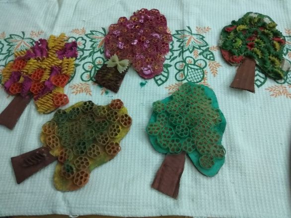 Поделки из макарон